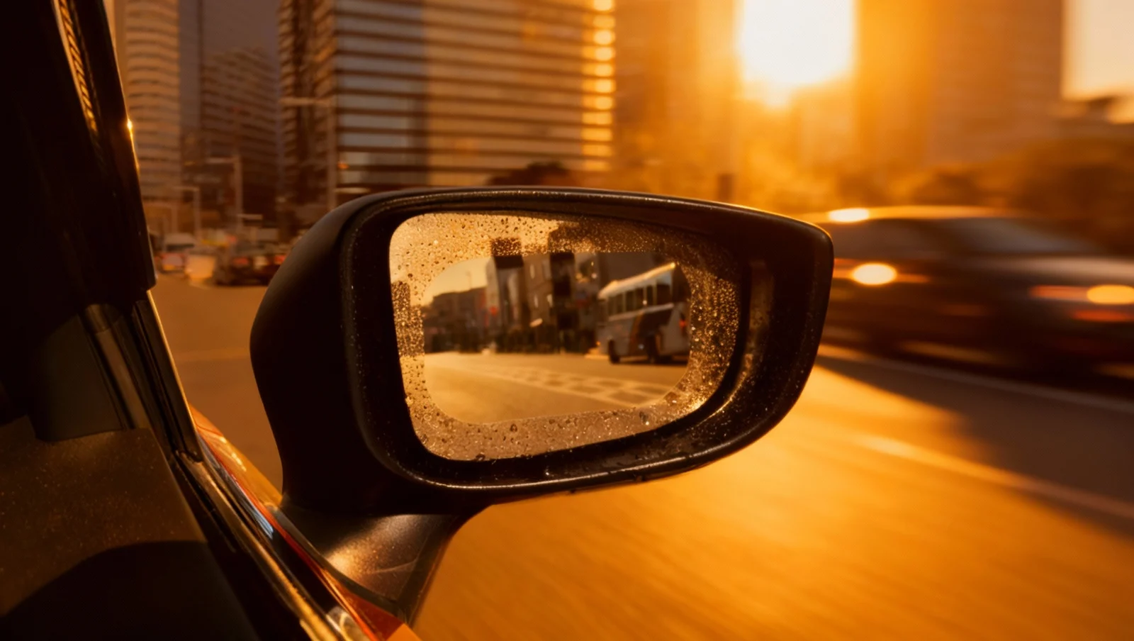 Specchietti auto: la pellicola giapponese che sfida la pioggia