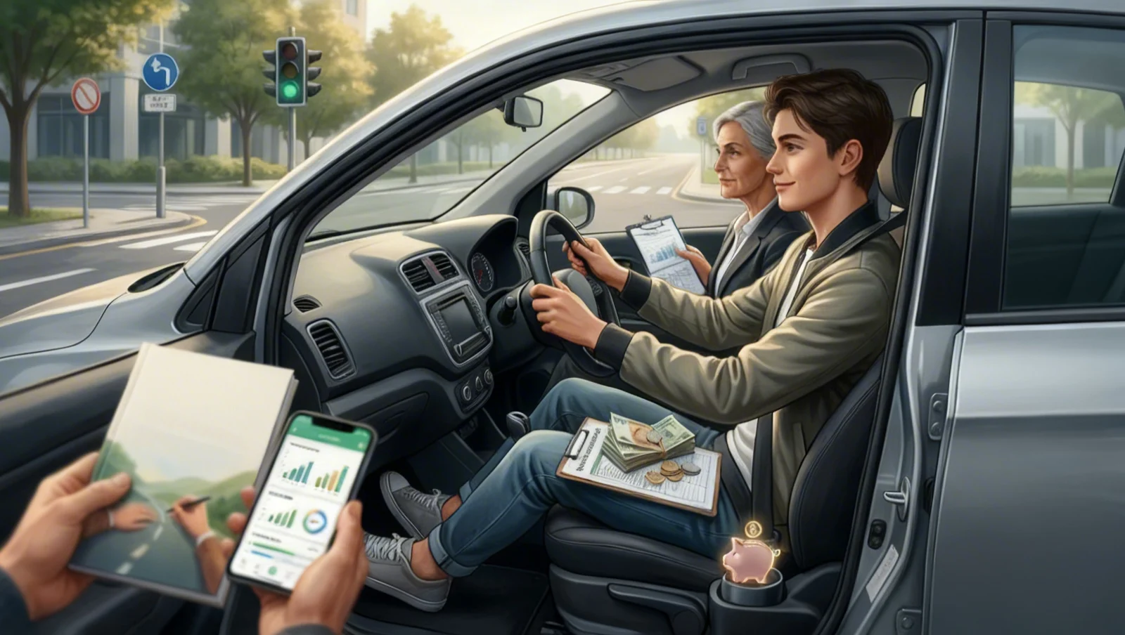 Patente di guida: 6 modi per risparmiare durante l'apprendimento