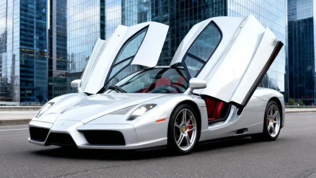 Rarissima Ferrari Enzo Argento Nurburgring all'asta: una tra le 9 esistenti