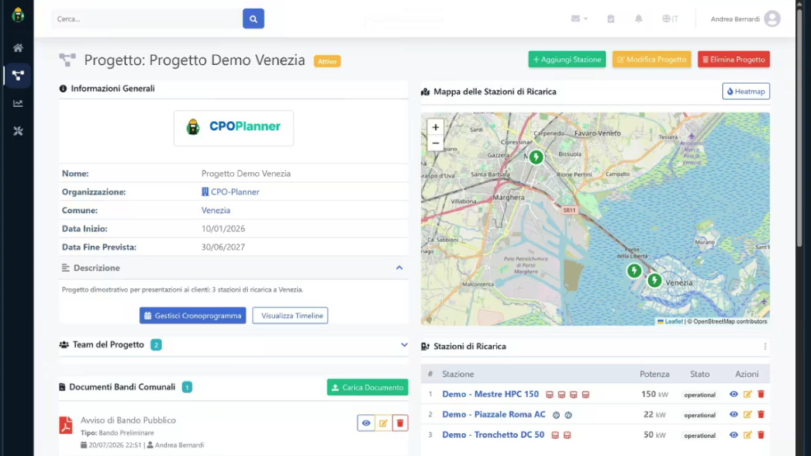 CPO-Planner si aggiorna: dalla pianificazione alla gestione delle stazioni