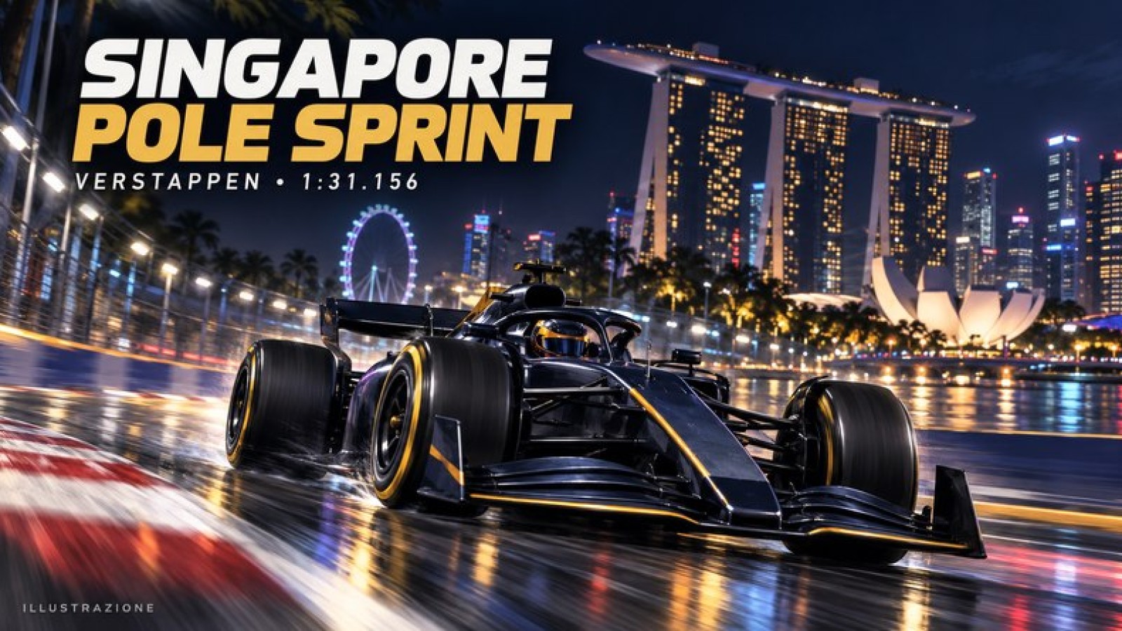 F1 Singapore: Verstappen in pole Sprint senza penalità